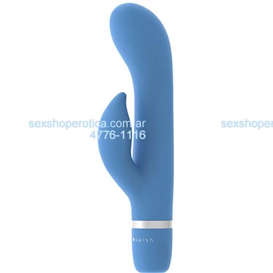 Vibrador con estimulador de clitoris de suave textura